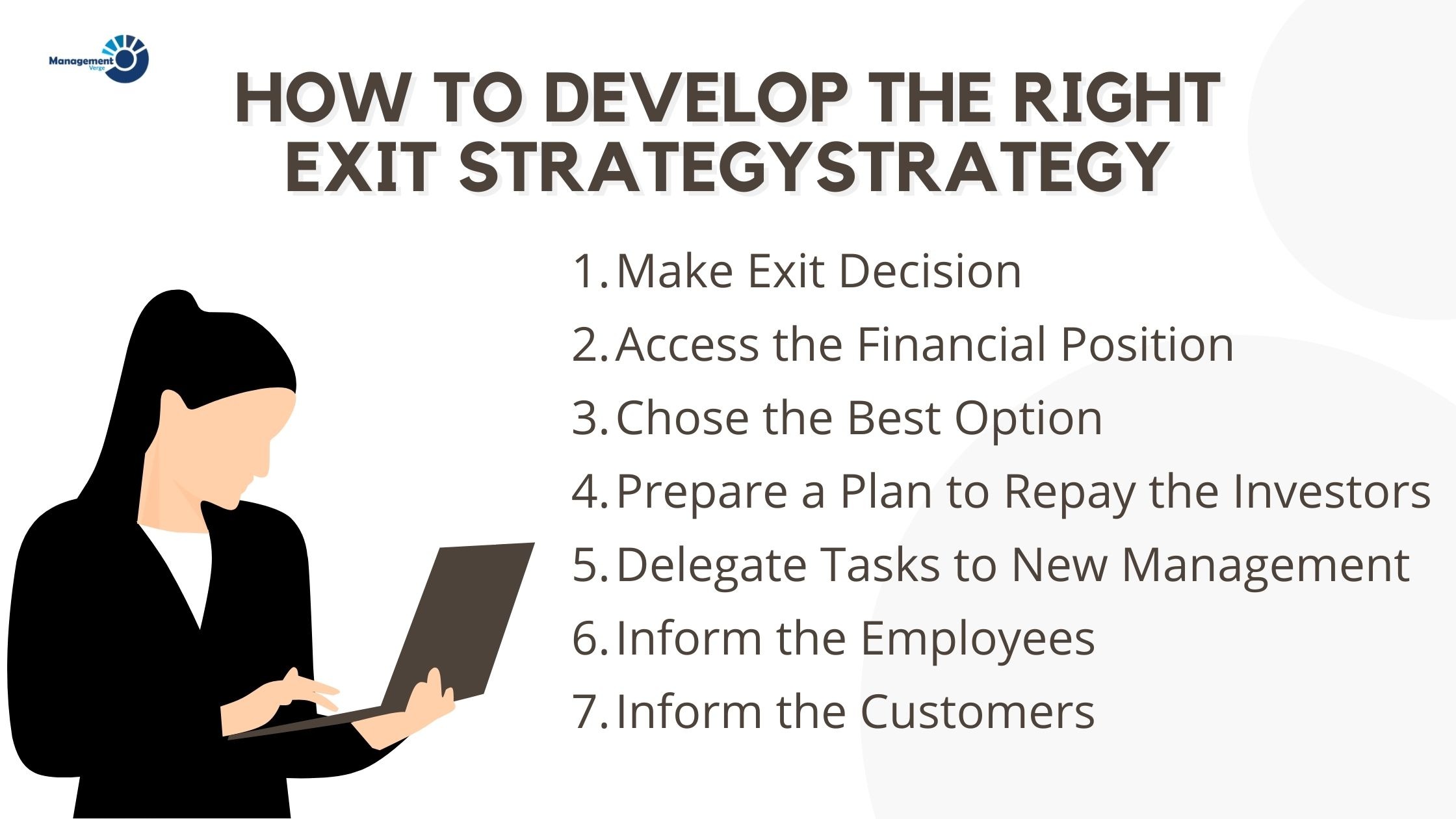 How to Develop the Right Exit Strategy