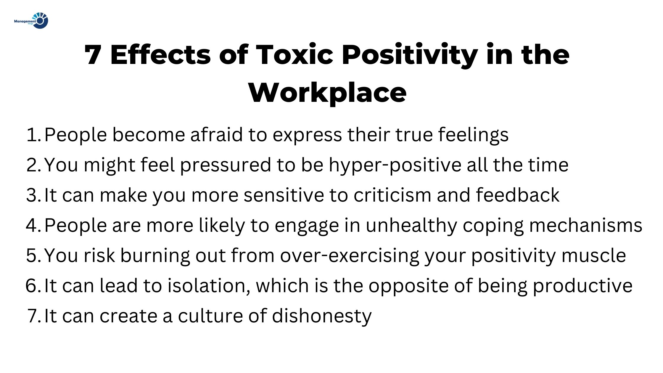 Effects of Toxic Positivity in the Workplace